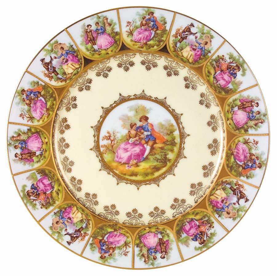Love Story Service Plate (Charger) by NC West Germany-1