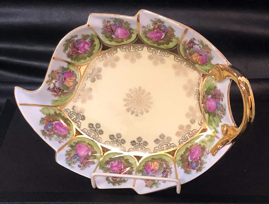 Love Story 9" Leaf Dish by NC West Germany-1