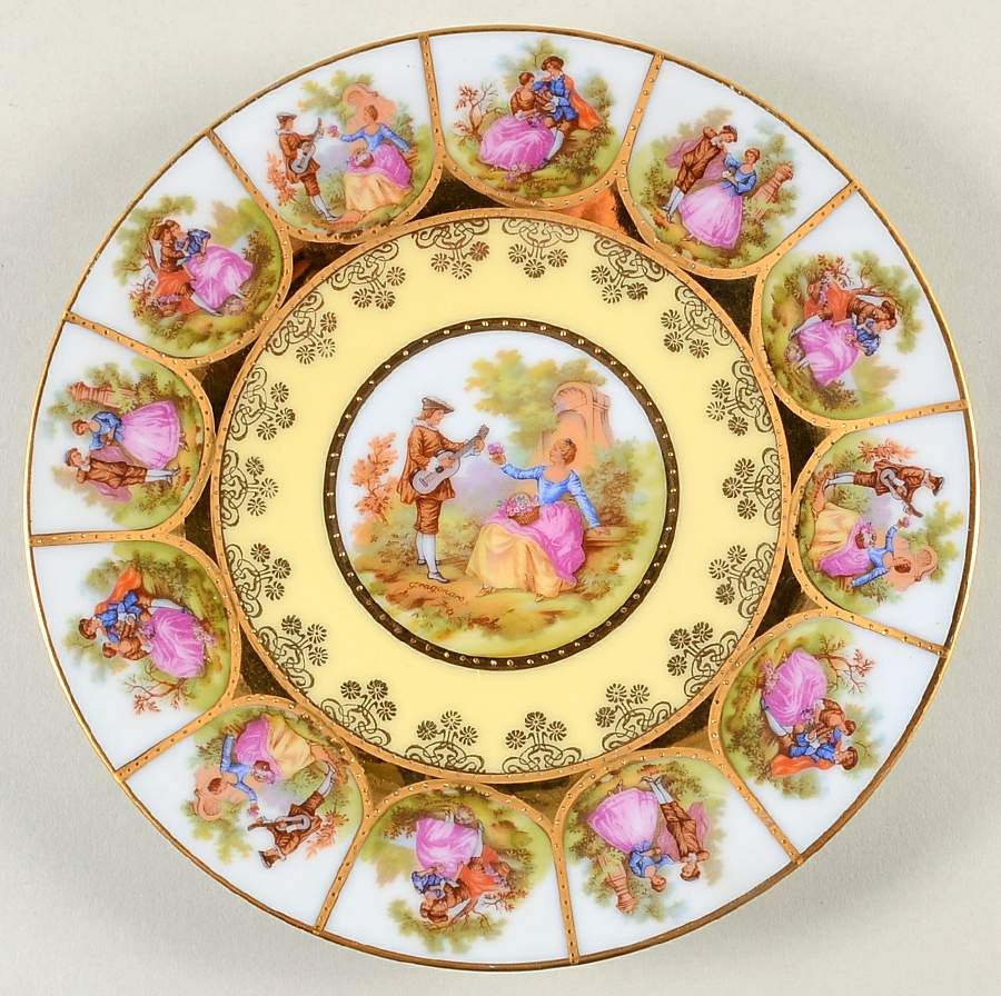 Love Story Salad Plate by NC West Germany-1