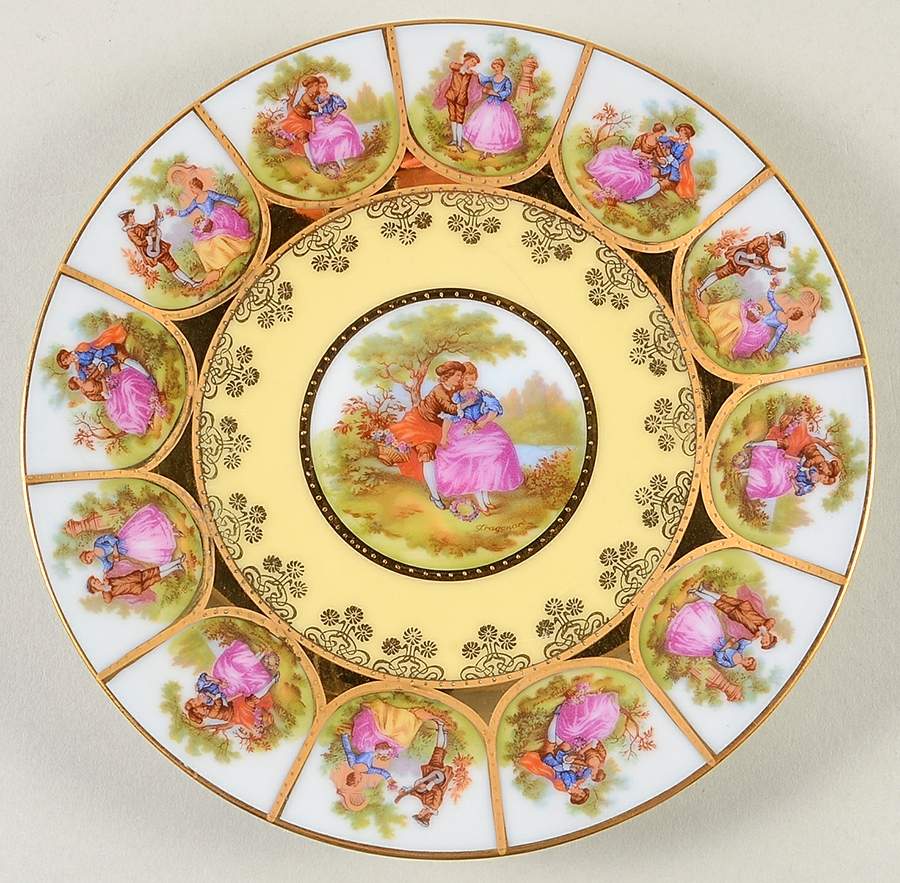 Love Story Salad Plate by NC West Germany-1