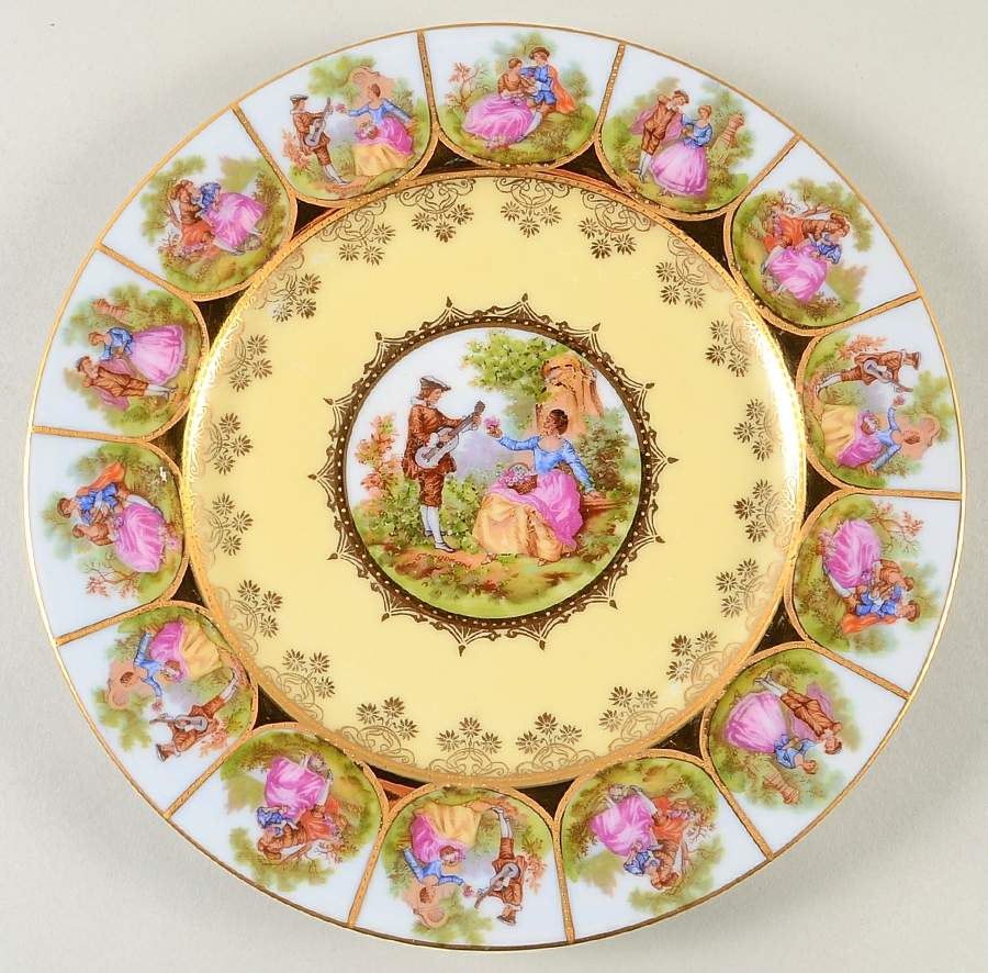 Love Story Service Plate (Charger) by NC West Germany-1