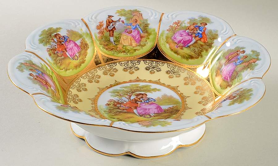 Love Story 10" Round Vegetable Bowl by NC West Germany-1