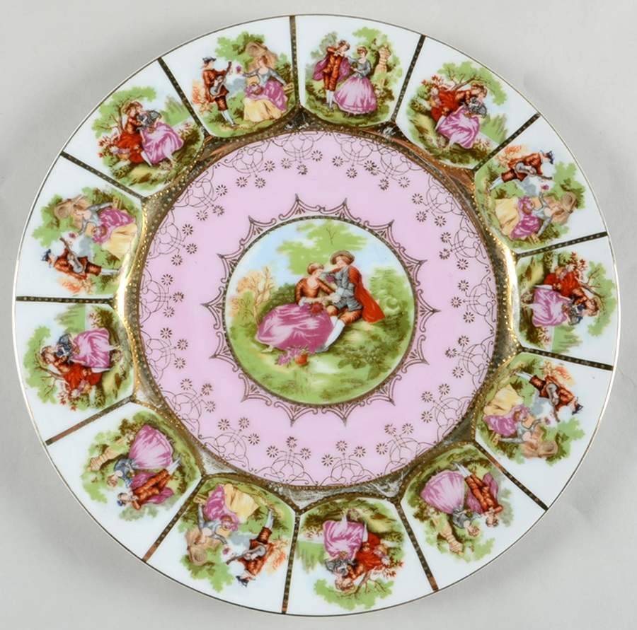 Love Story Dinner Plate by NC West Germany-1