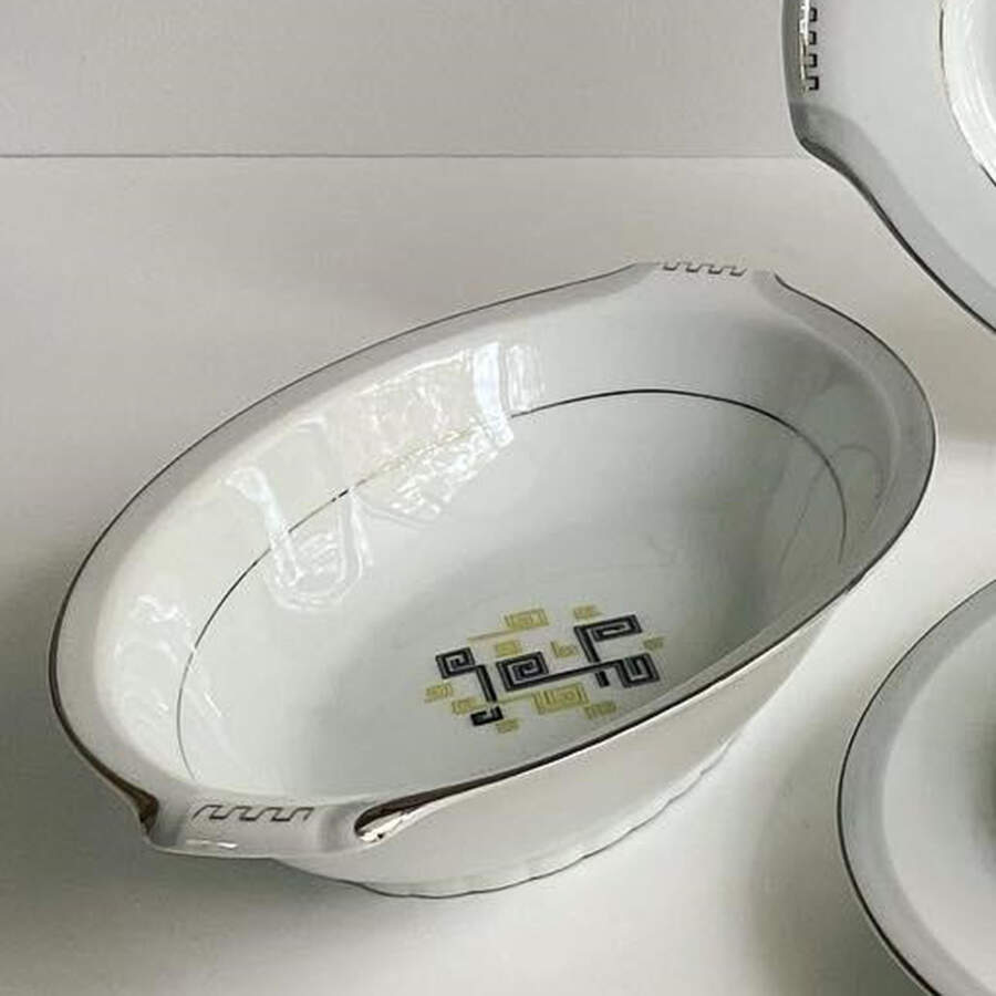 Camille 11" Oval Vegetable Bowl by Narumi-1