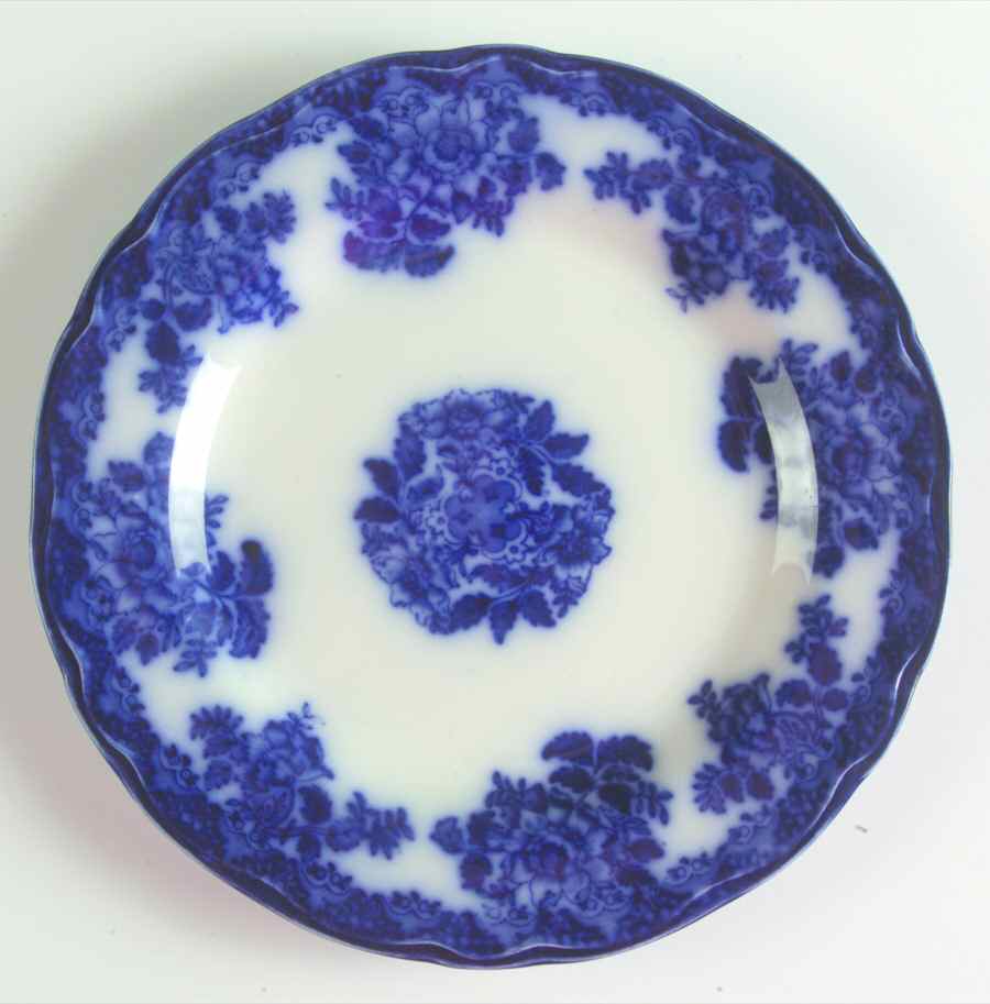 Waldorf (Embossed Line) Luncheon Plate by New Wharf-1