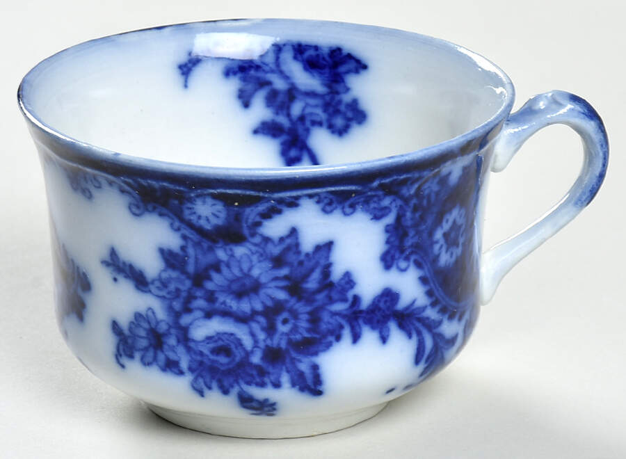 Lois (Flow Blue) Flat Cup by New Wharf-1