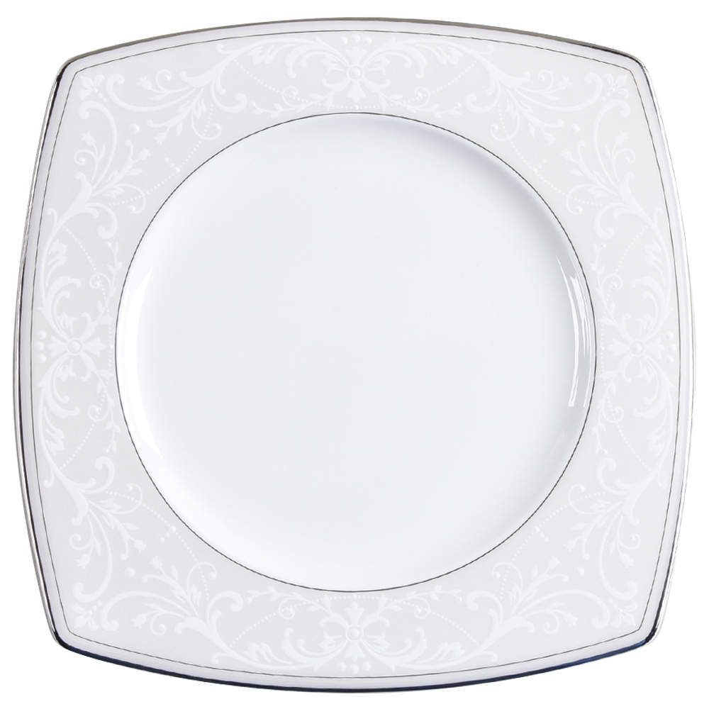 Pearl Symphony Square Salad Plate by Nikko-1