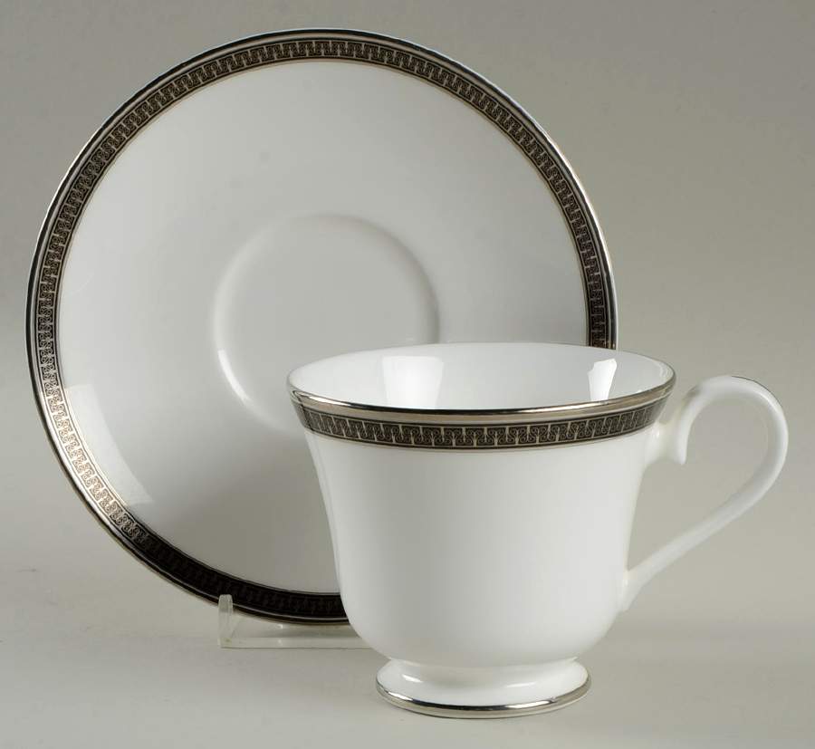 Evening Manor Footed Cup & Saucer Set by Nikko-1
