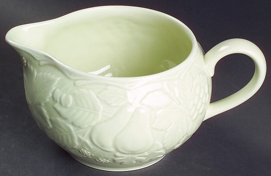 Woodbury Meadow Green Open Sauce Boat by Nikko-1