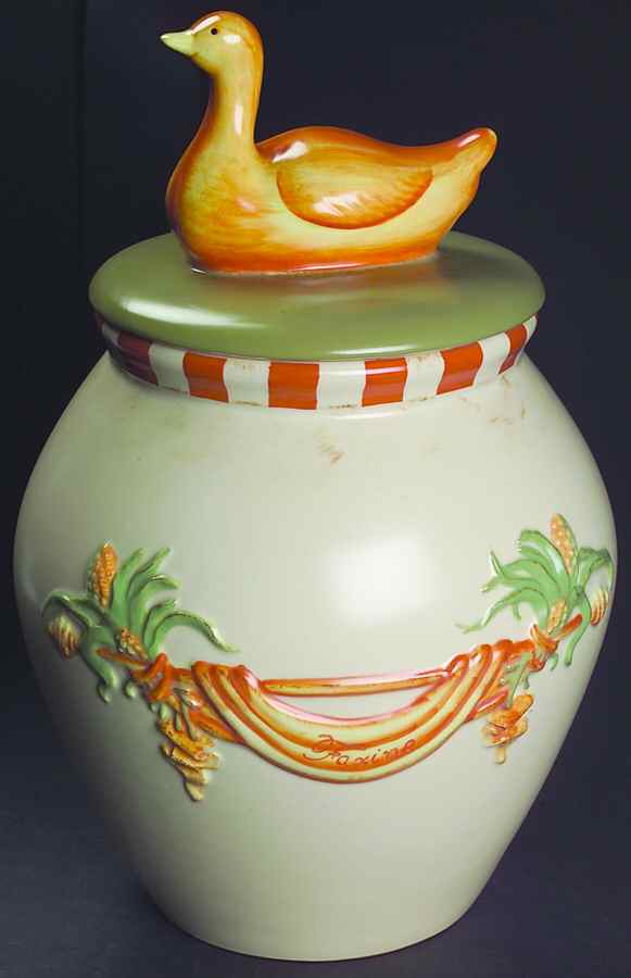 Country Market Accessories Large Canister & Lid by Nikko-1