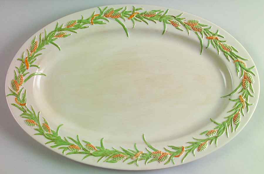 Country Market Accessories 17" Oval Serving Platter by Nikko-1