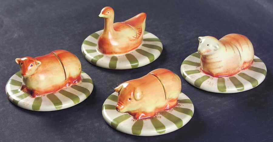 Country Market Accessories Small Placard/Place Card Holders - Set of 4 by Nikko-1