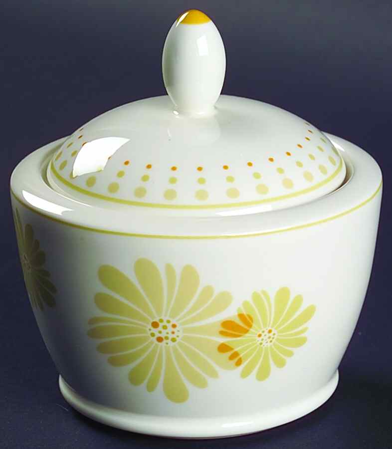 Serene Meadow Sugar Bowl & Lid by Noritake-1