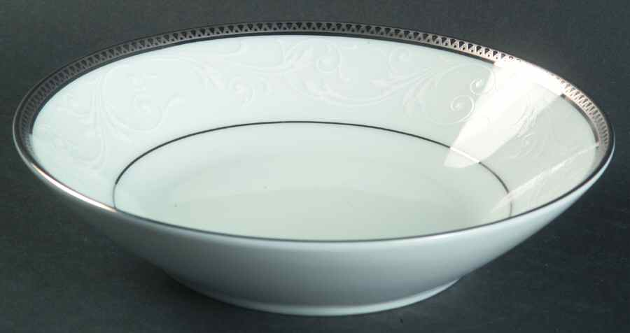 Regina Platinum Fruit/Dessert (Sauce) Bowl by Noritake-1