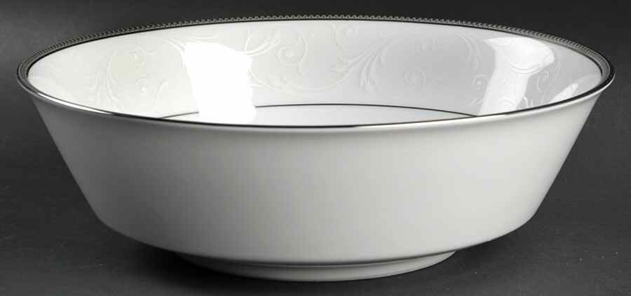 Regina Platinum 9" Round Vegetable Bowl by Noritake-1