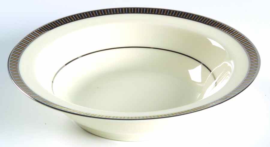 Sorrento Platinum Rim Fruit/Dessert (Sauce) Bowl by Noritake-1