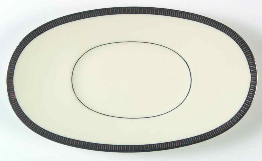 Sorrento Platinum Relish/Butter Tray by Noritake-1