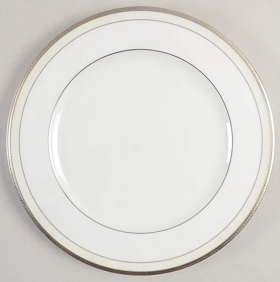 Champagne Pearls Salad Plate by Noritake-1