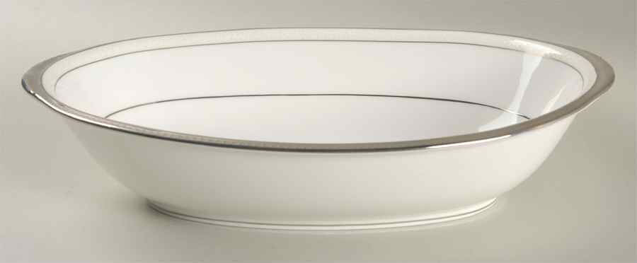 Champagne Pearls 10" Oval Vegetable Bowl by Noritake-1