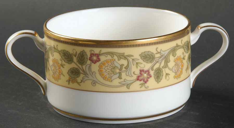 Golden Pageantry Flat Cream Soup Bowl by Noritake-1