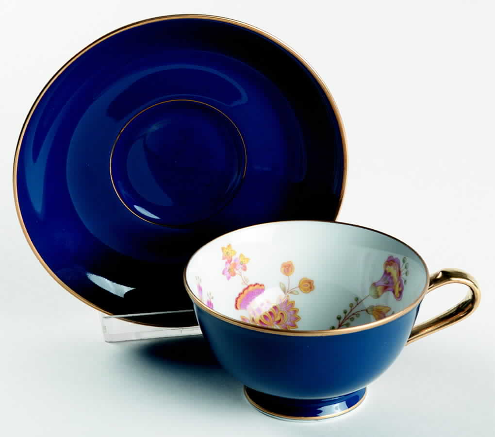 4144 Footed Cup & Saucer Set by Noritake-1