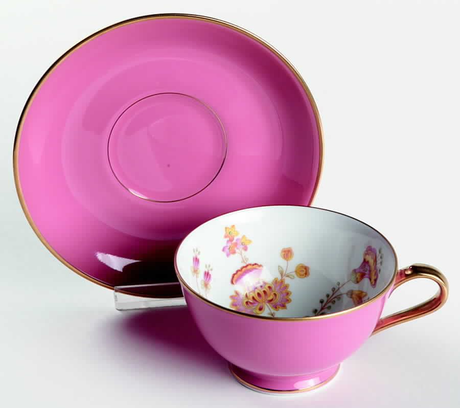 4148 Footed Cup & Saucer Set by Noritake-1