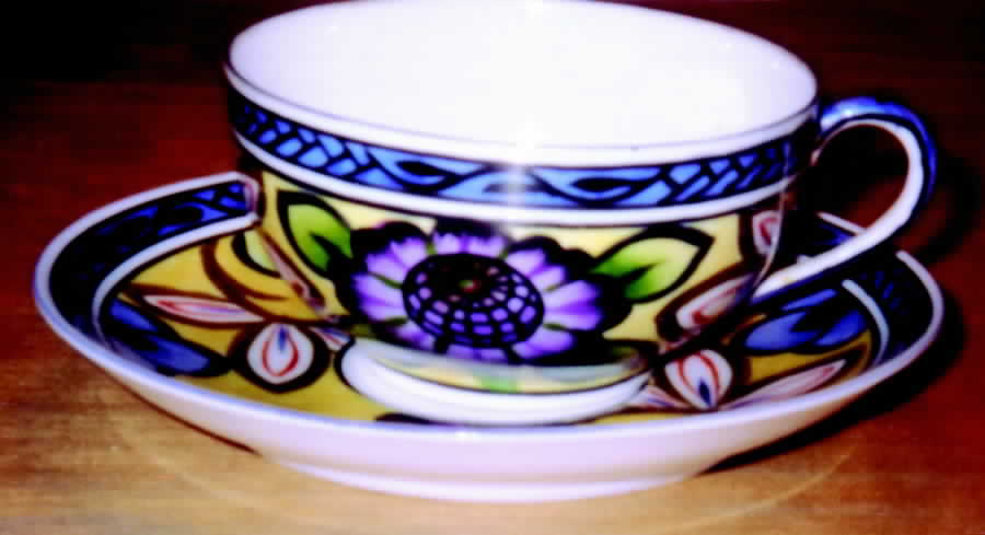 N2205 Flat Cup & Saucer Set by Noritake-1