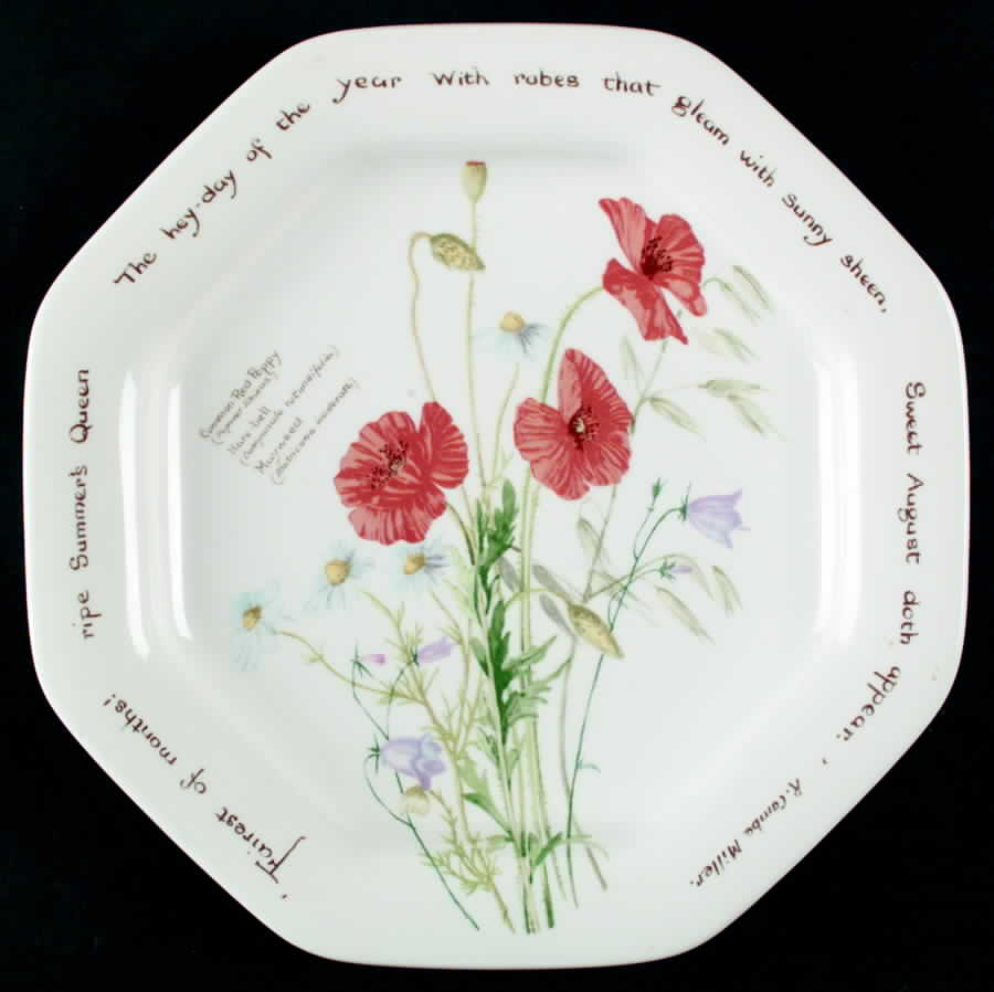 Country Diary Edwardian Lady (Octagonal) Salad Plate by Noritake-1