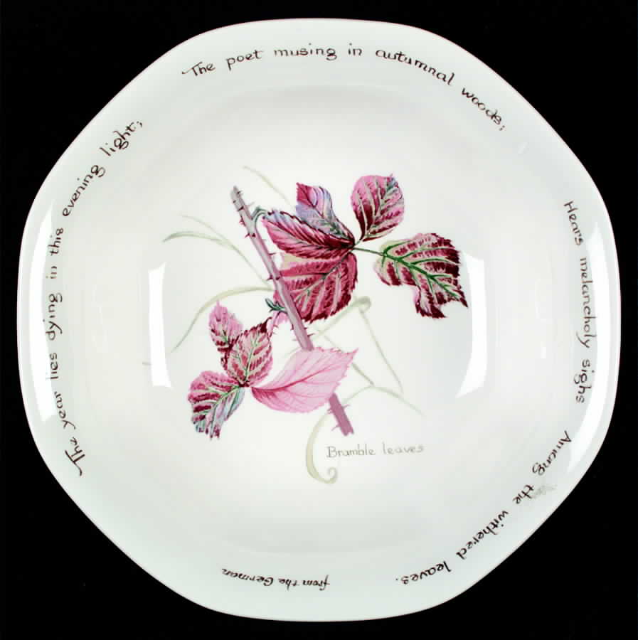 Country Diary Edwardian Lady (Octagonal) 9" Round Vegetable Bowl by Noritake-1