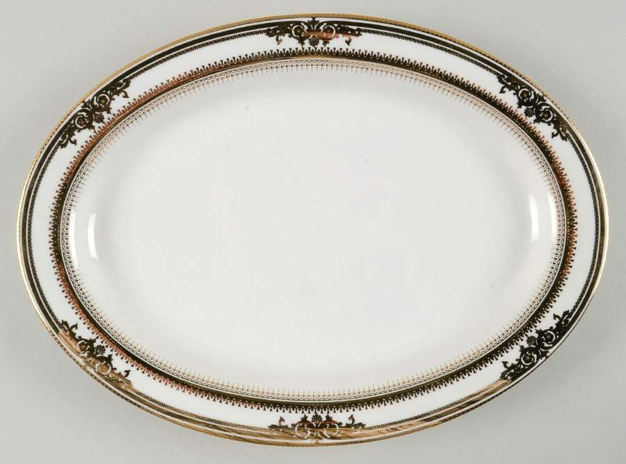 NAV1 12" Oval Serving Platter by A Sevre-1