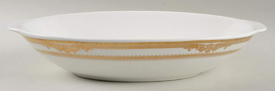 NAV1 12" Oval Vegetable Bowl by A Sevre-1