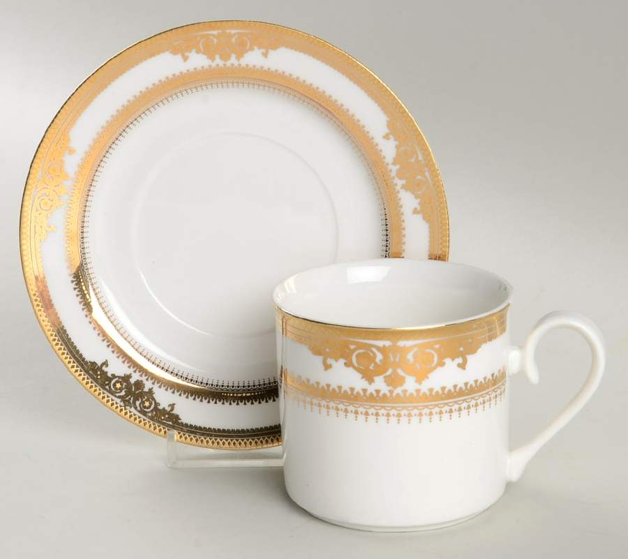 NAV1 Flat Cup & Saucer Set by A Sevre-1