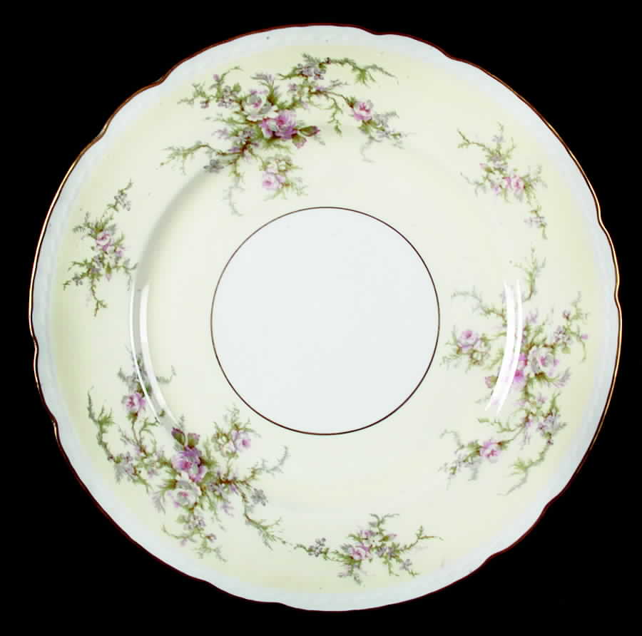 Old Rose Dinner Plate by Nobility-1