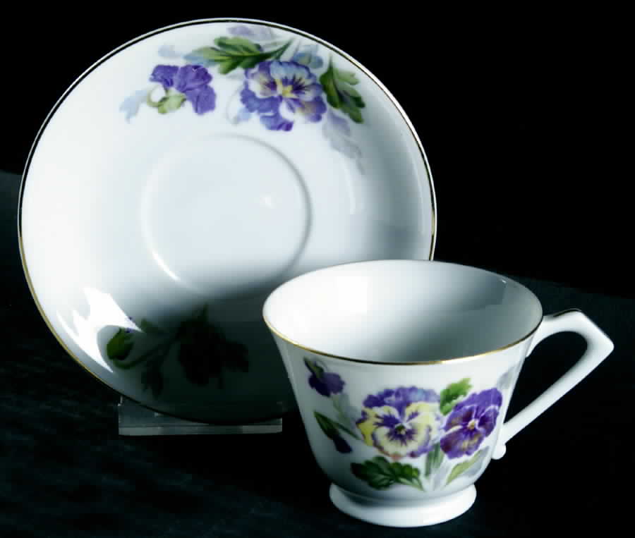 N2239 Footed Cup & Saucer Set by Noritake-1