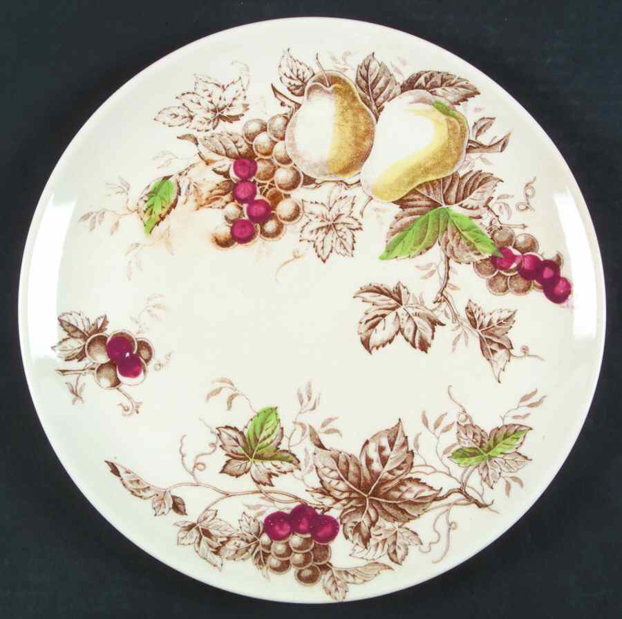 Fruit Arbor 11" Chop Plate (Round Platter) by Nasco (Japan)-1