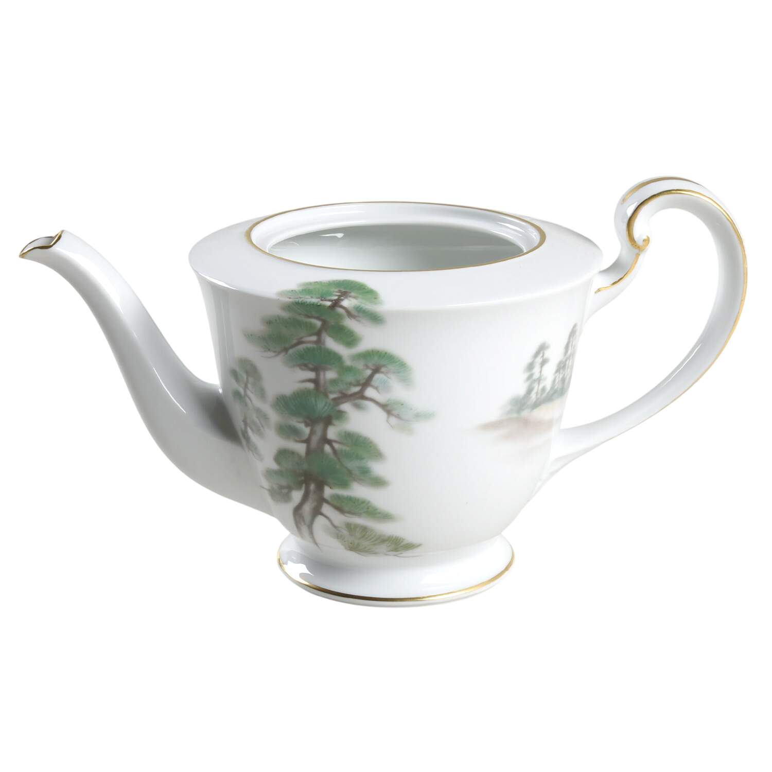 MYS202 (Gold Trim) Teapot No Lid by Noritake-1