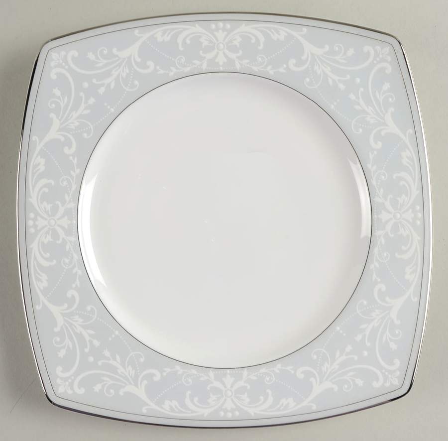Sky Symphony Square Salad Plate by Nikko-1