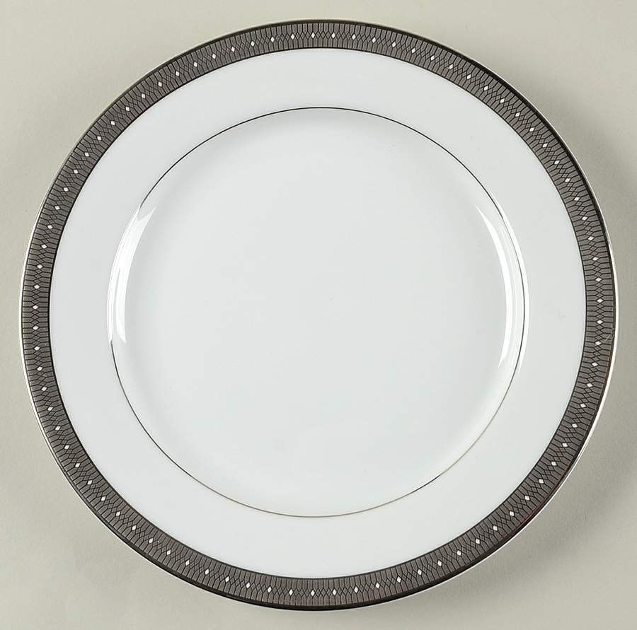 Eterne Platinum Salad/Dessert Plate by Nikko-1