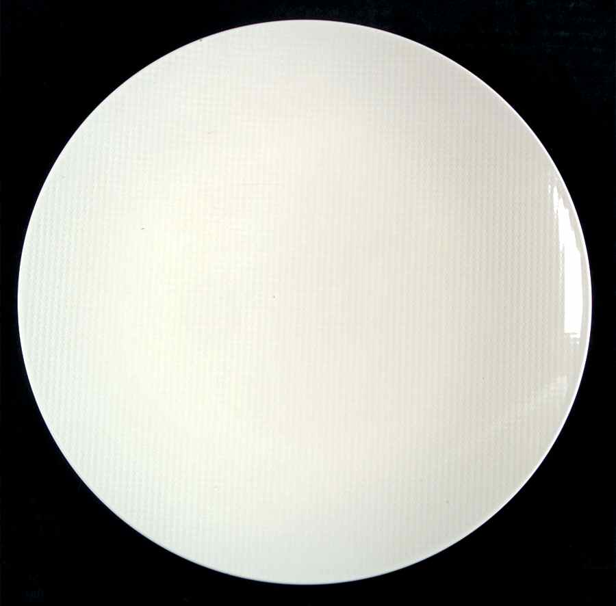 Metro White Dinner Plate by Nikko-1