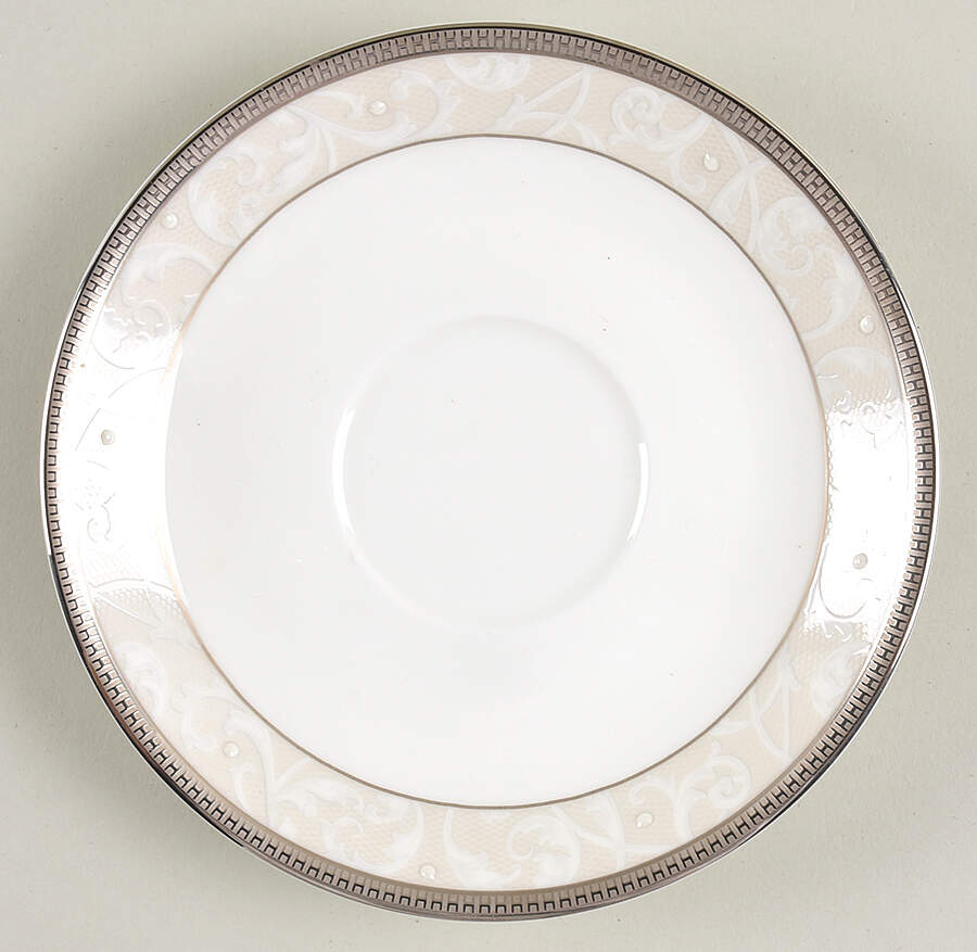 Satin Lace Saucer by Noritake-1