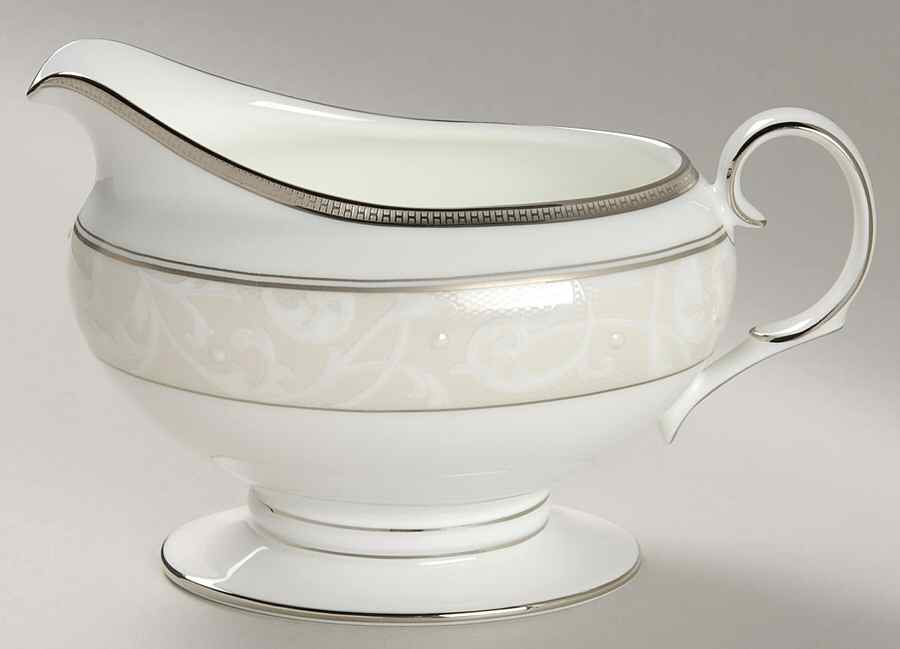 Satin Lace Gravy Boat by Noritake-1