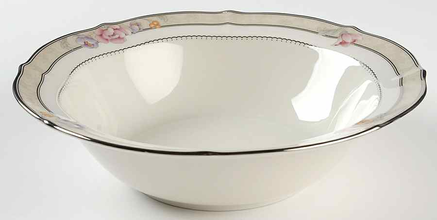 Avery Platinum 9" Round Vegetable Bowl by Noritake-1
