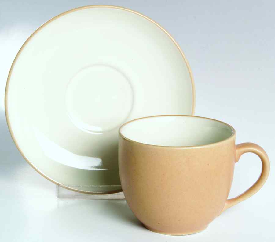 Colorwave Suede Flat Cup & Saucer Set by Noritake-1