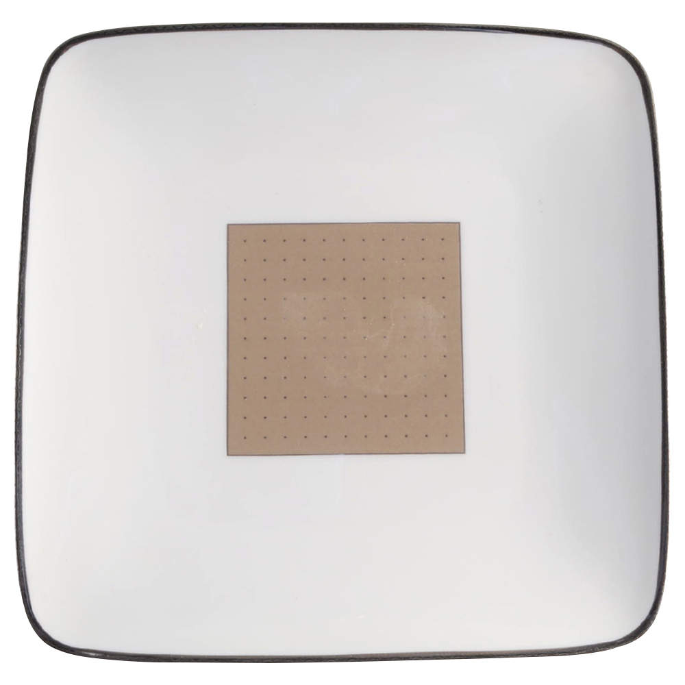 Cameroon Sand Square Salad Plate by Noritake-1