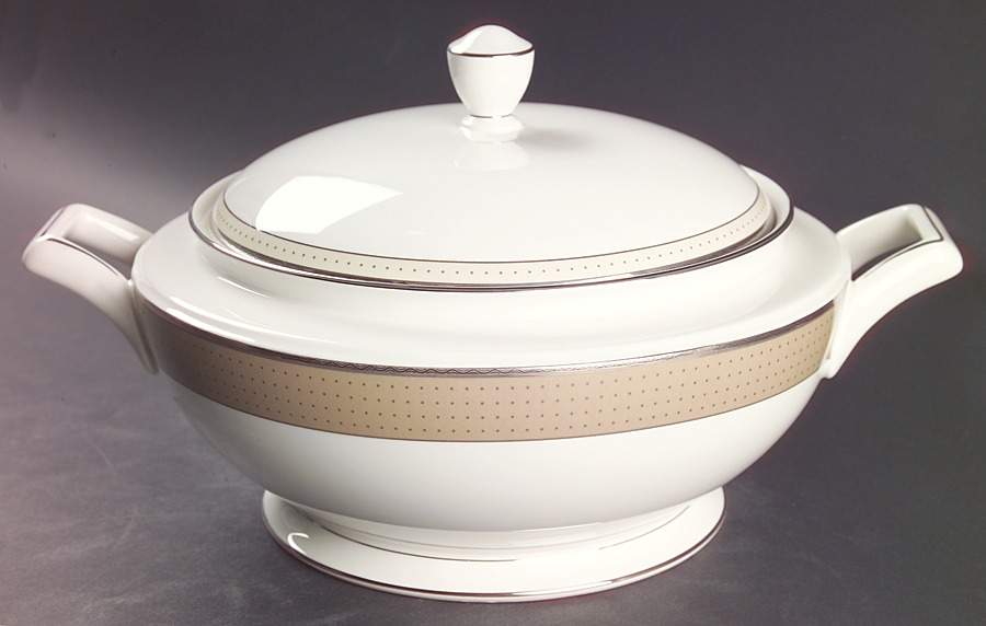 Cameroon Sand Round Covered Vegetable by Noritake-1