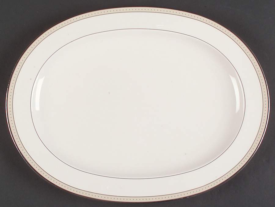 Cameroon Sand 14" Oval Serving Platter by Noritake-1