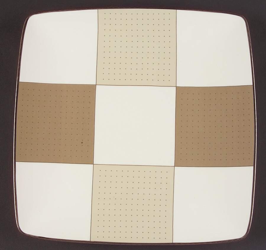 Cameroon Sand Square Dinner Plate by Noritake-1
