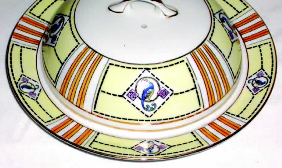 N2289 Round Covered Butter by Noritake-1