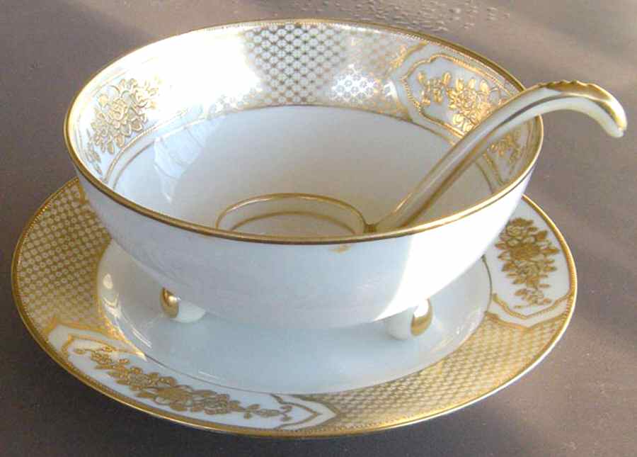 N2347 Mayonnaise & Ladle w/Underplate by Noritake-1