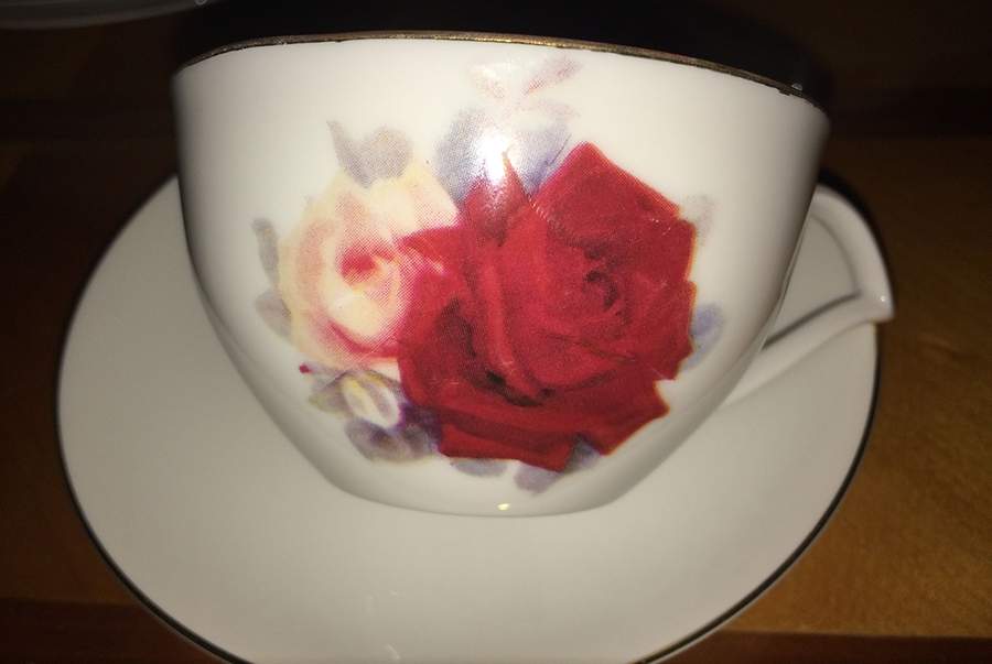 NAR74 Flat Cup & Saucer Set by Narumi-1